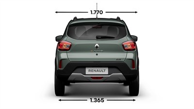 Renault Kwid rear dimensions